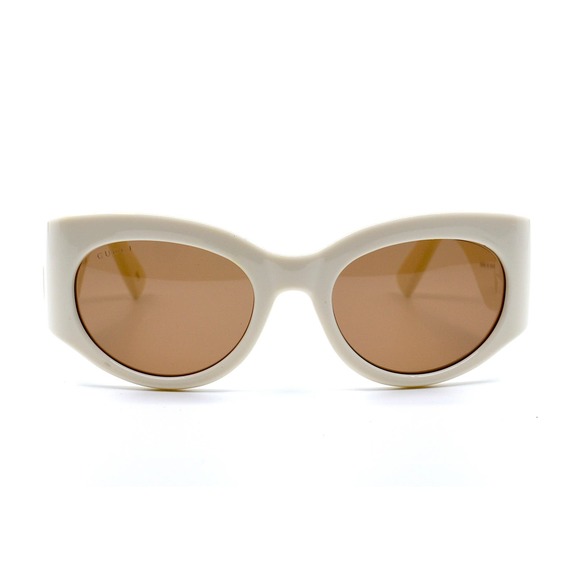 NEW GUCCI GG1544S 004 IVORY BROWN AUTHENTIC SUNGLASSES - Picture 5 of 16